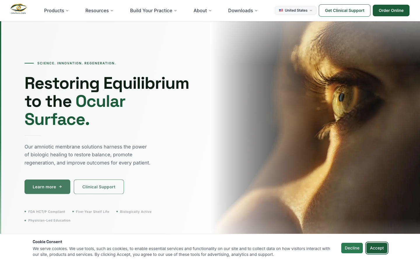 Screenshot of Ophthalogix